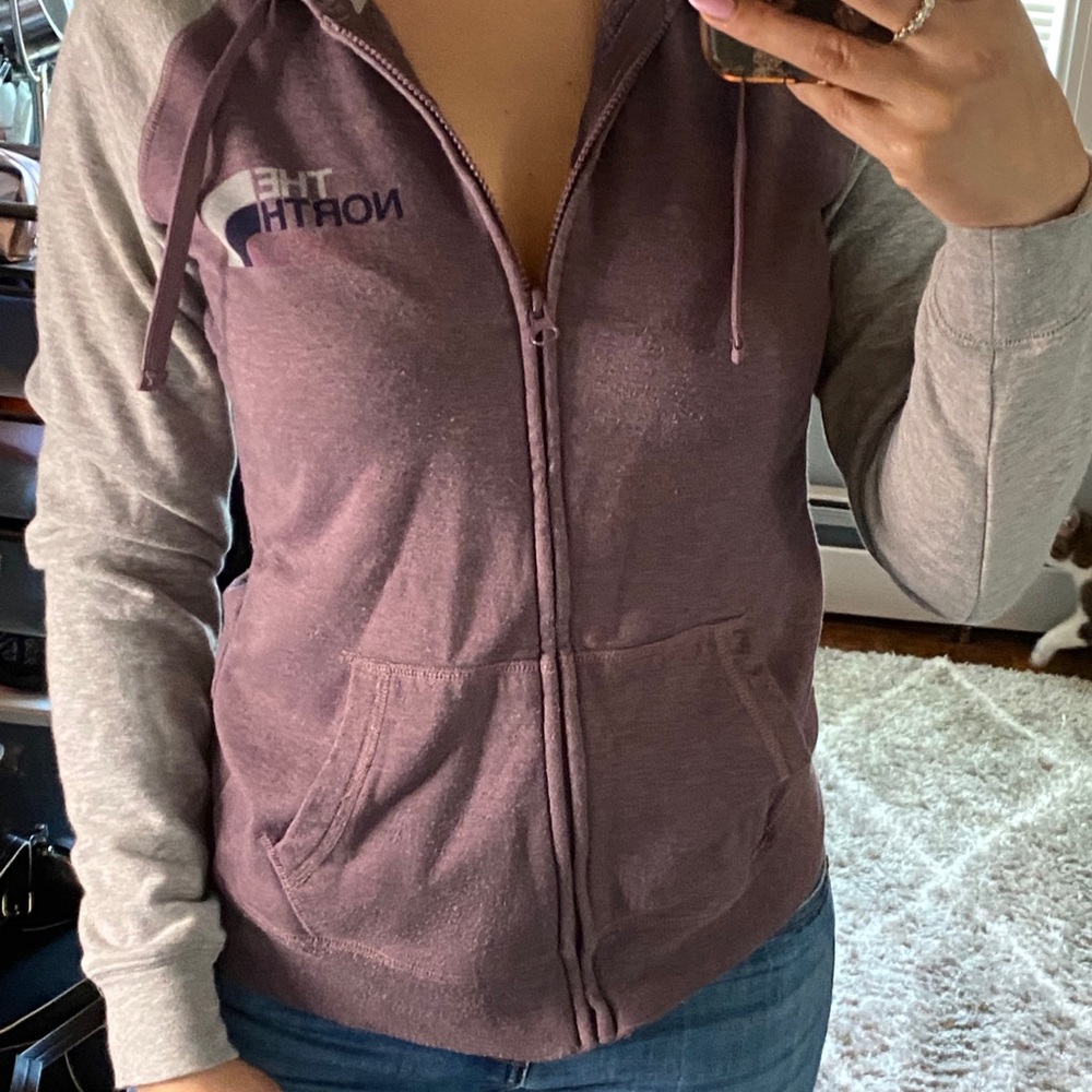 North Face zip-up hoodie